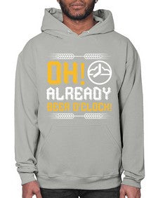 oh already beer oclock 1454# - beer- Hoodie