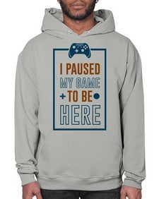 paused my game to hire 144# - video games- Hoodie