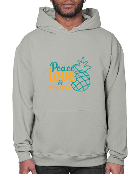 peace love pineapple Style 82# - summer- Hoodie