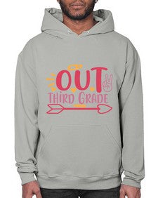 peace out third grade 646# - third grade- Hoodie