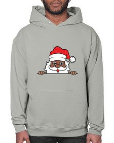 peekaboo black santa 19# - black boys or men- Hoodie