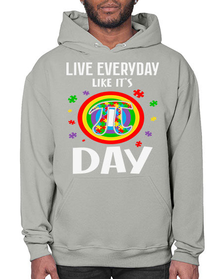 pi day autism puzzle math 111# - autism- Hoodie
