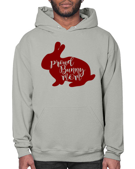 proud bunny mom - rabbit- Hoodie