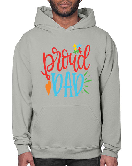 proud dad Style 36# - autism- Hoodie