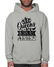 queens are born as Aries 389# - aries- Hoodie