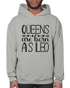 queens are born as Leo 394# - leo- Hoodie