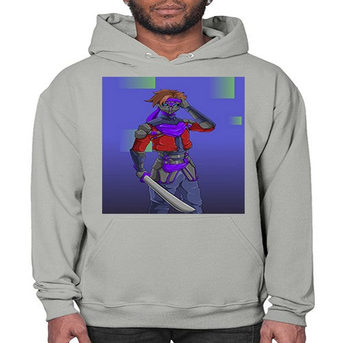 robber bring knife156# - anime- Hoodie
