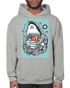shark school 871# - general school- Hoodie