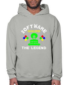 software developer the legend 16# - computer- Hoodie