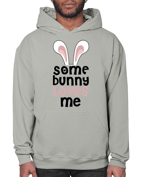 some bunny loves me - rabbit- Hoodie
