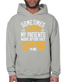 sometime i inspire my patients Style 1416# - nurse- Hoodie