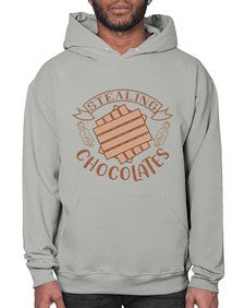 stealing chocolates 407# - chocolate- Hoodie