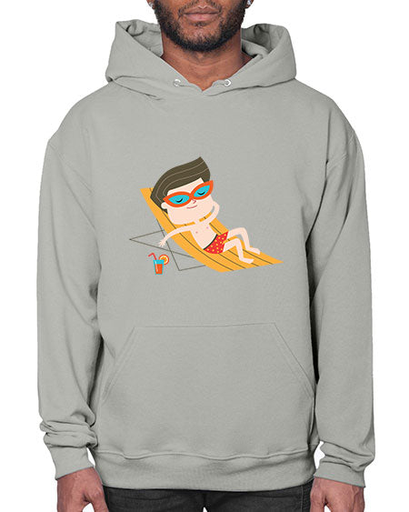 summer characters 62# - summer- Hoodie