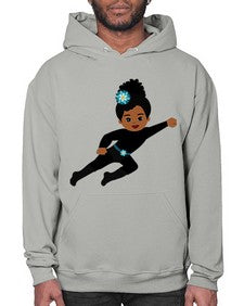 super kids girl 10# - black girls or women- Hoodie