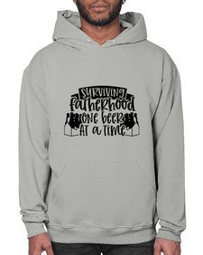 surviving fatherhood one beer at a time 1594# - beer- Hoodie
