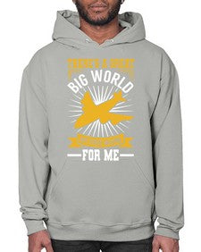 theres a geat big world waiting for me  42# - airplane- Hoodie