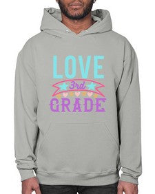third Grade Love 968# - third grade- Hoodie