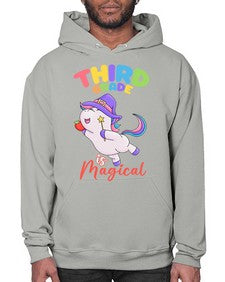 third Grade is Magical Unicorn 962# - third grade- Hoodie