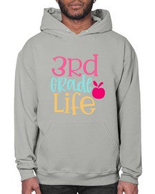 third grade life design 966# - third grade- Hoodie