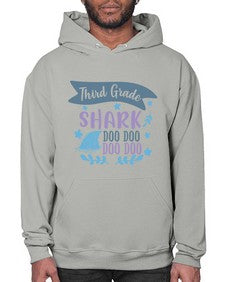 third grade shark doo doo doo doo 972# - third grade- Hoodie