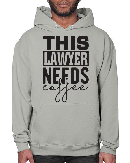 this lawyer needs coffee 1552# - lawyer- Hoodie