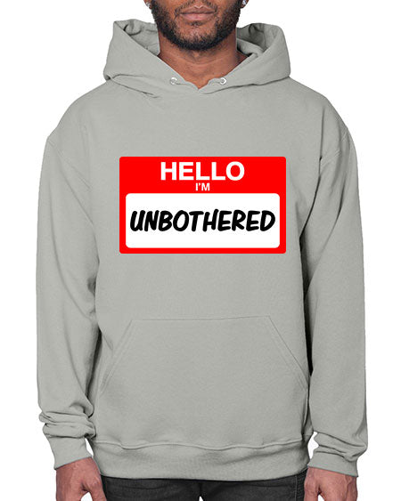 unbothered 14# - black words and phrases- Hoodie