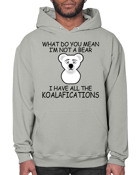 what do you mean im not a bear 287# - bears - animals- Hoodie