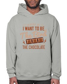 what if i want to be the bird who eats the chocolate 461# - chocolate- Hoodie
