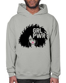 woman face grlpwr 1# - black girls or women- Hoodie