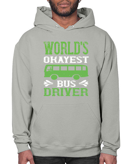 worlds okayest bus driver Style 1670# - Bus Driver- Hoodie