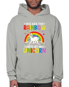 you are the rainbow to my unicorn 562# - unicorn- Hoodie
