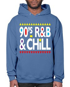 90s rnb and chill 279# - black words and phrases- Hoodie