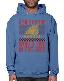 A bike on the worth two in the shet 1# - motorcycle- Hoodie