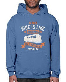 A bus ride is like being in another world 1# - bus- Hoodie