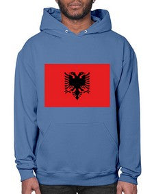 Albania 300# - world flags- Hoodie