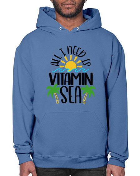 All I Need Is Vitamin Sea Style 56# - summer- Hoodie