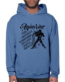 Aquarius 72# - aquarius- Hoodie
