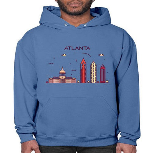 Atlanta 374# - cities- Hoodie