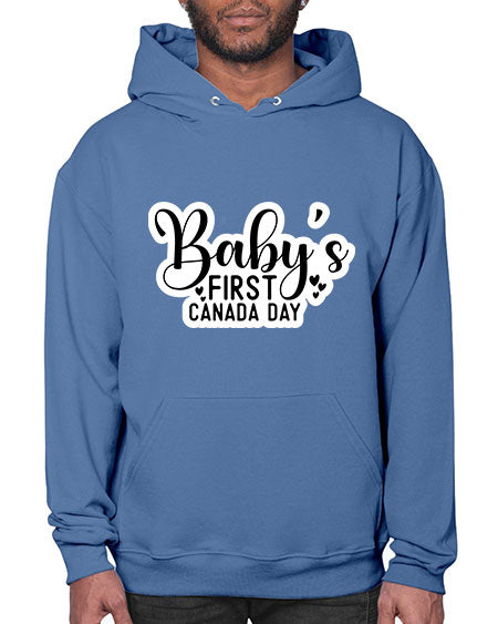 Baby s First Canada Day 275# - baby- Hoodie