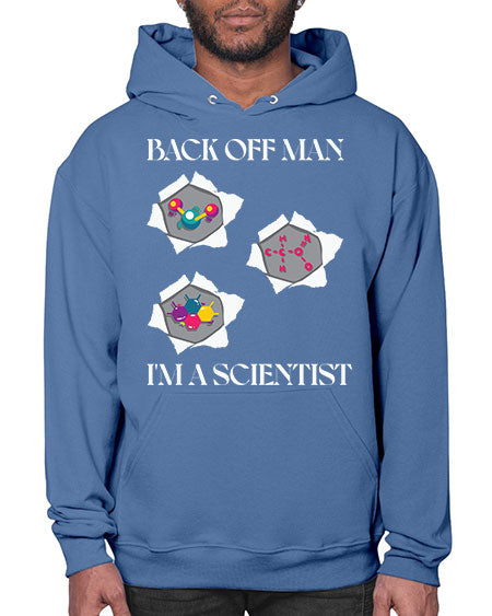 BackOffManImAScientistSkinite Scientist Skinite 289# - general science- Hoodie