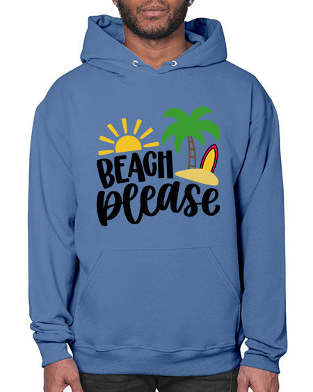 Beach Please Style 51# - summer- Hoodie
