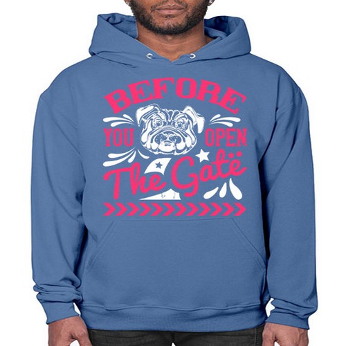 Before You Open The Gate Style 17# - dogs- Hoodie