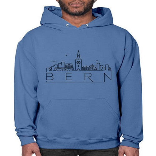 Bern Minimal Skyline 449# - cities- Hoodie