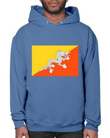 Bhutan 456# - world flags- Hoodie