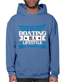 Boating is a lifestyle 52# - boats- Hoodie