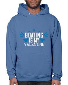 Boating is my valentine 4# - boats- Hoodie