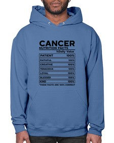 Cancer Nutrition Facts 148# - cancer- Hoodie