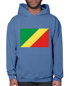 Congo Republic of the 614# - world flags- Hoodie