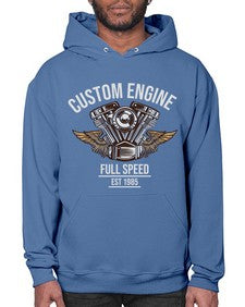 Custom engine 14# - motorcycle- Hoodie