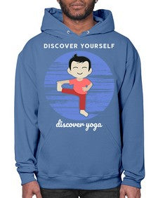 Discover Yourself Discover Yoga 199# - yoga- Hoodie